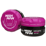 Matte juuste kujundamise pasta Nishman M5 Fibre Hair Sculpting Matte Look Wax meestele, 100 ml, 100 ml