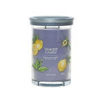 Yankee Candle Aroomik&uuml;&uuml;nal Signature tumbler suur must tee - sidrun 567 g