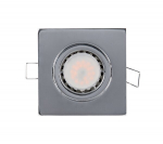 led metallist ruudukujuline kohtvalgusti par 16 5,5w 4000-4300k satiinneikkel