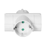 3x2P+Z valge splitter OR-AE-13184(GS) schuko