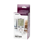 Wattmeeter, energiakalkulaator LCD-ekraaniga OR-WAT-435(GS) schuko, Wattmetras, energijos skaičiuotuvas su LCD ekranu OR-WAT-435(GS) schuko