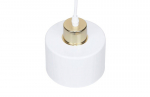 E27 LED rippvalgusti Elza x1 - valge + kuldne
