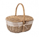 Piknikukorv Home4You Willi Stripe, 40x32x17/40 cm