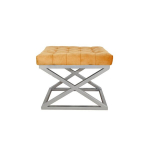 Pouffe Capraz - Silver, Orange