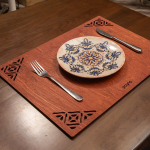 Stalo kilimėlio rinkinys (6 vienetai) Corpat - Rose