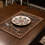 Stalo kilimėlio rinkinys (6 vienetai) Plane - Wenge