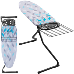 Triikimislaud 120x42cm koos triikrauahoidikuga lai &uuml;lemine kokkupandav riiul