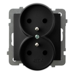 Ospel AS must - topeltpesa (+0) raamile GP-2GRZ/m/33, czarny