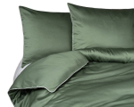 Puhtast puuvillast makosatiinist voodipesu 220x200 Green Premium