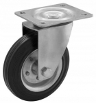 P&ouml;&ouml;rlev ratas 125mm terasest-kummist p&ouml;&ouml;rlev ratas