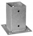 Betooni k&uuml;lge kruvitud posti alus 91x150x2mm tsingitud