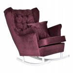 Family Furniture Gaja Skandinaavia kiiktool lilla rubiinpunane