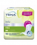 Anatoomilised sisetallad, Tena Lady Slim, Mini, 10 tk