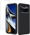 Lyzxmy Kaitsekomplekt Xiaomi Poco X4 Pro 5G Jaoks - Tpu &Uuml;mbris Ja Karastatud Klaas