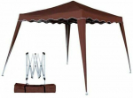 Kokkupandav paviljon, pruun 3x3 m