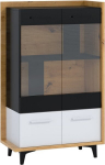 Vitriin Meblocross Box 12 2D, tamme/valge v&auml;rv