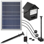 P&auml;ikese tiigi purskkaev puldiga LED tuled aku 250 l/h 0,8 m 2 W