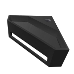 Nurgavalamu Julia Solid Surface 35x35x16 cm mattmust
