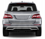 Mercedes ML W166 - KROOMILISED KIRJAD Kroomitud klapp