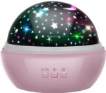 Projektoriga &ouml;&ouml;lamp Izoxis - roosa LP16859