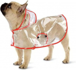 Ducomi Dogalize koera vihmamantel kapuutsiga (punane, XL)
