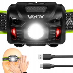 Liikumisanduriga laetav pealamp VA0020 VAYOX