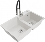 Graniidist k&ouml;&ouml;givalamu Mexen Tomas koos segisti ja sifooniga, valge/must