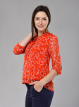 Fransa naiste pluus 20606325-69121 punane