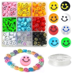 Niidid ja akr&uuml;&uuml;lhelmed Emoji Smiley komplekt k&auml;ev&otilde;rude valmistamiseks 180 tk.