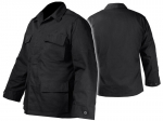 Meeste jakk Mil-Tec BDU Rip Stop Sweatshirt, must