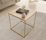 Kohvilaud Furniture Adina, kuldne/pruun
