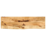 vidaXL Lauaplaat 100x20x3,8 cm Natural Edge Mango Wood