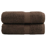 vidaXL Premium k&auml;ter&auml;tikud 2 tk Pruun 30x30 cm 100% puuvill
