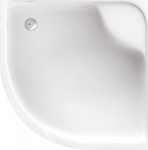 Poolringikujuline du&scaron;ialus Deante Deep, 80x80 cm