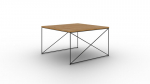 Kohvilaud Furniture Nelia, pruun/must
