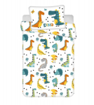Jerry Fabrics laste voodipesukomplekt Dino, 100x135, 2-osaline