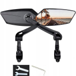 Reguleeritavad jalgrattapeeglid Kellys, 2 tk., mustad