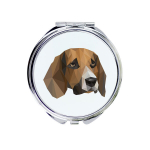 Beagle - peegel pildiga ja geomeetrilise m&auml;rgiga br&auml;ndilt Art-Dog, XS