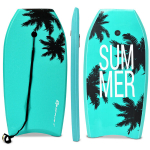 Costway Goplus Sup Board Laste Bodyboard Surfilaud Surfilaud Roheline 104 x 52 x 6 cm