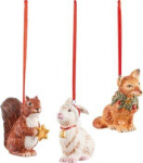 Villeroy&Boch Nostalgic Ornaments J&otilde;ulupuu ehtekomplekt 7cm, 3 tk.