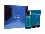 Komplekt Davidoff Cool Water EDT meestele: Tualettvesi 125 ml + du&scaron;igeel 75 ml + habemeajamisj&auml;rgne palsam 75 ml