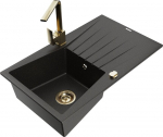 Graniidist k&ouml;&ouml;givalamu Mexen Cesar segisti ja sifooniga, Metallic black/Gold