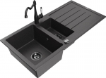 Graniidist k&ouml;&ouml;givalamu Mexen Andres segisti ja sifooniga, black granite/black