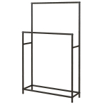 Vabaltseisev r&auml;tikuhoidja, 2 pulgaga, roostevaba, 66x20x110cm, must