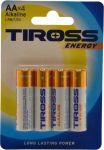 Tiross ENERGY Leeliselemendid LR6, LR06, AA, 4 tk
