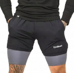 GymBeam 2 in 1 meeste l&uuml;hikesed p&uuml;ksid, XL