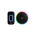 Juhtmeta uksekell Eura WDP-42A3 Black