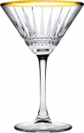 Pasabahce martini klaas Elysia Gold, 220 ml, 4 tk