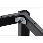 Metallist lauaraam Stema NY-A057/K, 116x56x72,5 cm, must