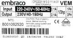 Bosch Siemens Inverter KI87SADD0 KI86SADD0 Originaal 12025355